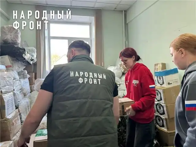 Свыше 20 грузовиков с гуманитарной помощью из Кузбасса направились в зону СВО за шесть месяцев