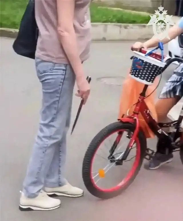 В Ставрополе разыскивают женщину, угрожавшую проколоть колесо детского велосипеда